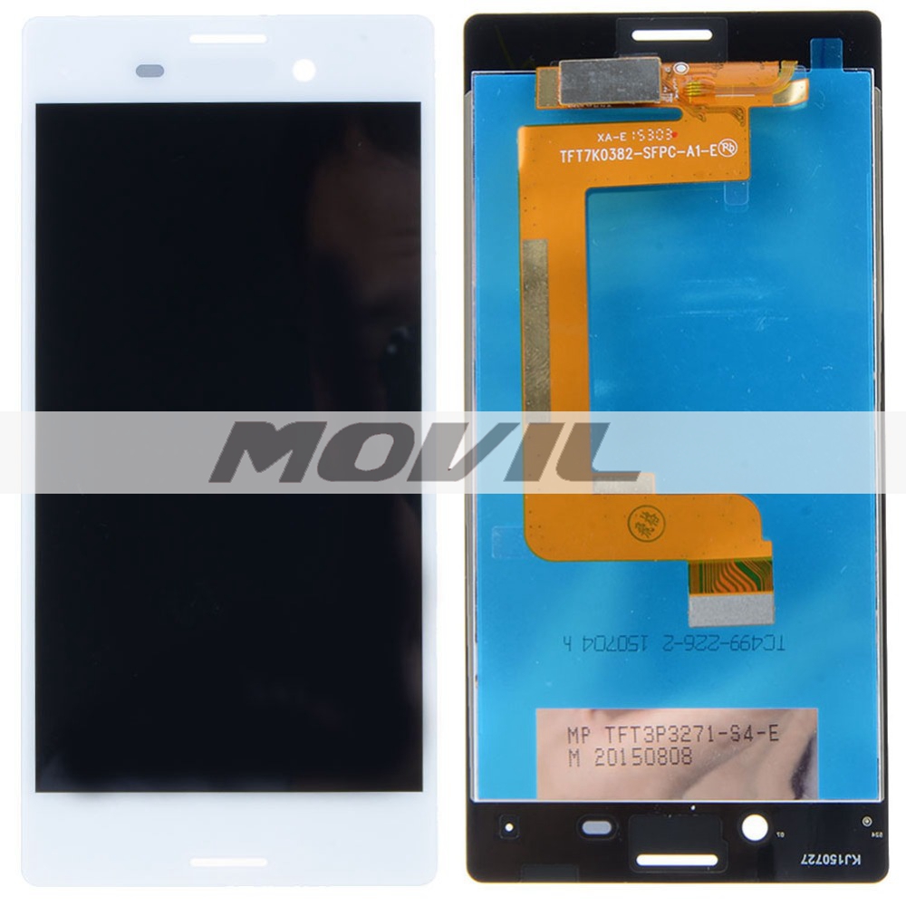 Sony Xperia M4 LCD Display Touch Screen digitizer + Bezel Frame Replacement Assembly black or white